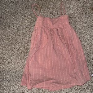 Cute pink mini summer dress